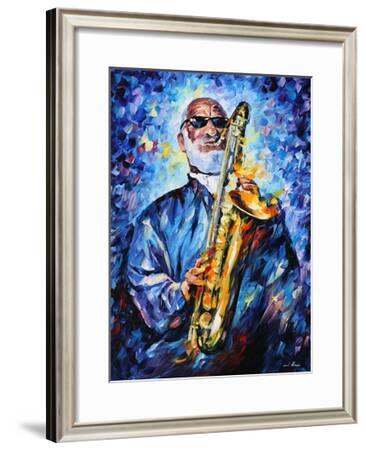 Printing on canvas-leonid afremov-sonny rollins-Impression of Fine Arts